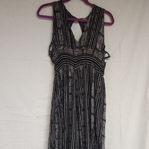 Flowy Black and White Jumpsuit